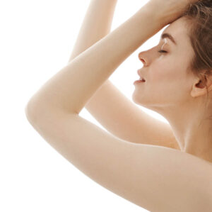 medios brazos depilación mujer