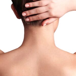 nuca depilación mujer