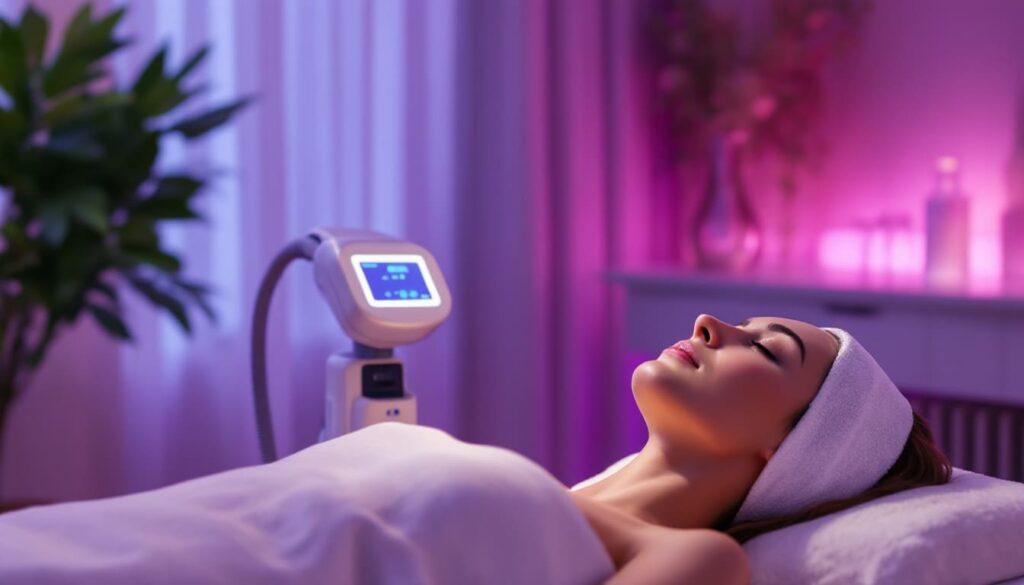 radiofrecuencia facial efecto lifting relajacion